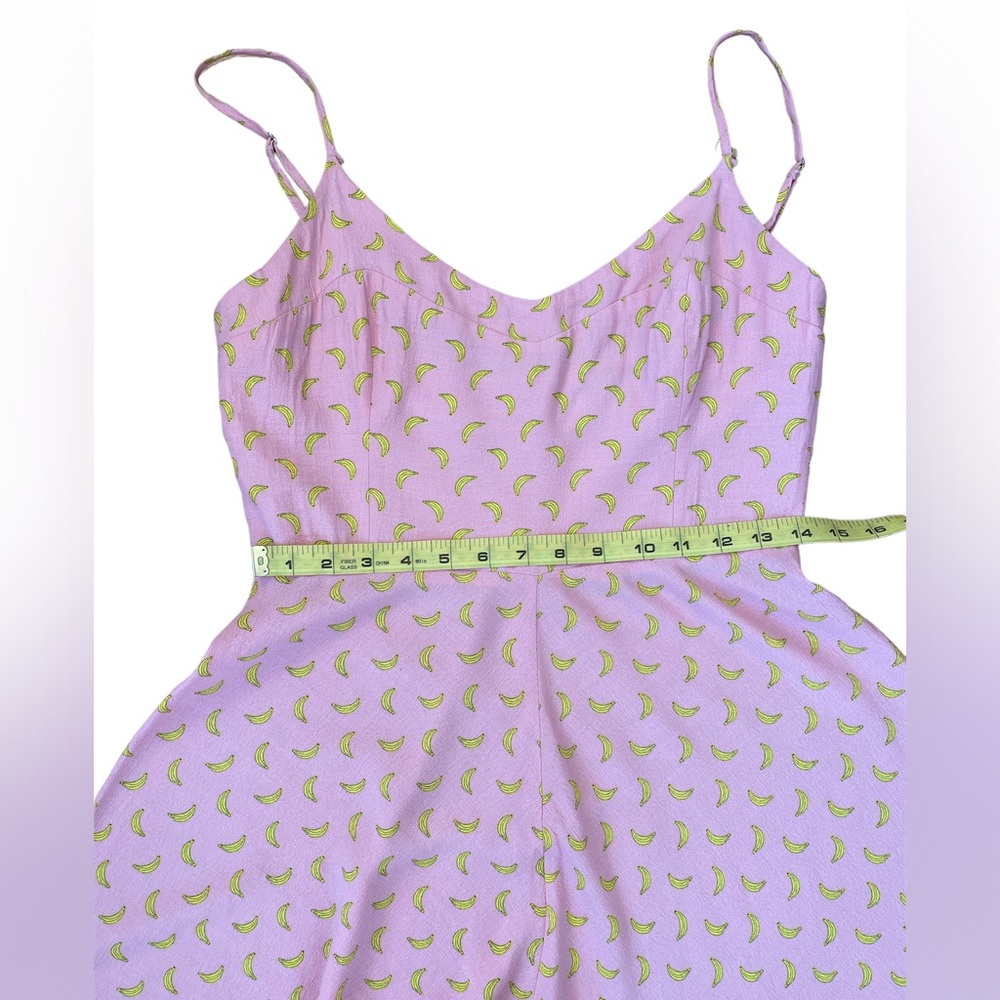 Zara Gone Bananas Pink Spaghetti Strap Romper Blogger Favorite Size Medium - Picture 12 of 14